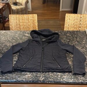 Athleta Black Jacket with Hood